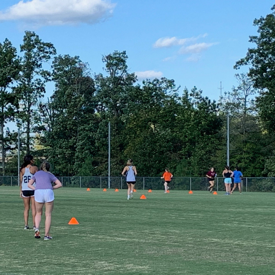 The field hockey team practices and remains hopeful for a normal season next year.