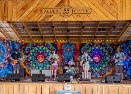 RVA Fadeaway playing a music festival at Alder Creek Farm in Troy, Virginia. 