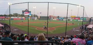 The Flying Squirrels, the double A affiliate of MLB’s San Francisco Giants, play their games at the Diamond in Richmond.