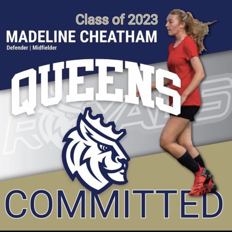 Centerback Maddy Cheatham committed her talents to the next level by signing with Queens University of Charlotte on Thursday.