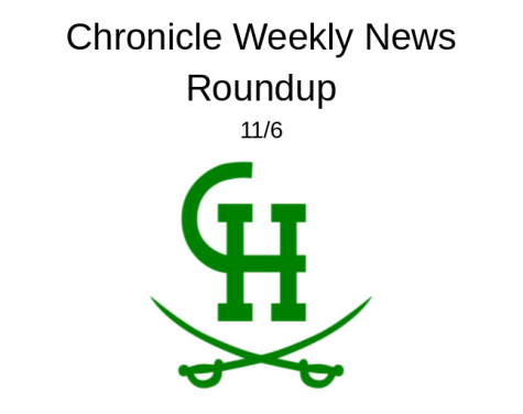 News Roundup: 11/6 - 11/12