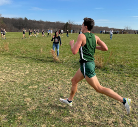 Clancy runs during the last mile of the state meet on Nov. 12.