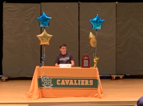 Clancy signs his letter of intent and officially joins Longwood