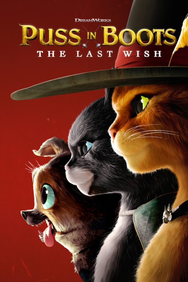 Original North American poster of “Puss in Boots: The Last Wish” produced in 2022.