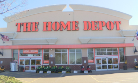 The front of a Home Depot store.