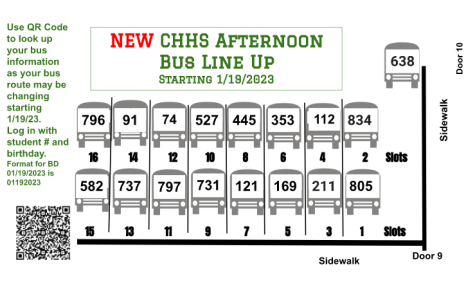 The changes to the bus lineup will go into effect today, Jan. 19. 