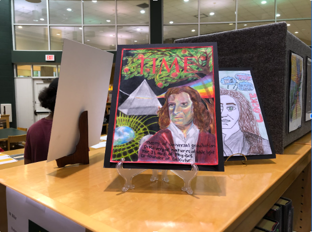 Students in Mr. Millers history classes made a magazine cover for the person from the Scientific Revolution and the Enlightenment that they felt had the greatest impact on humanity. Shown here is Isaac Newton on the cover of Time Magazine. 