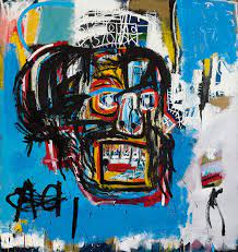 Jean-Michel Basquiats most famous painting is Untitled (Skull), which he painted in 1981.