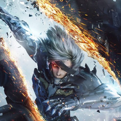 Original North American poster of “Metal Gear Rising: Revengeance” produced in 2013.
