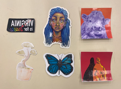 Examples of stickers sold by the NAHS