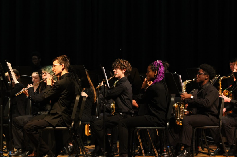 The+symphonic+band+performs+during+their+assessment.