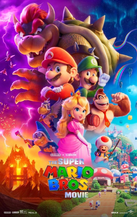 Original North American poster of “The Super Mario Bros. Movie” produced in 2023.