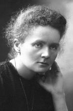 Marie Curie early on in her career.