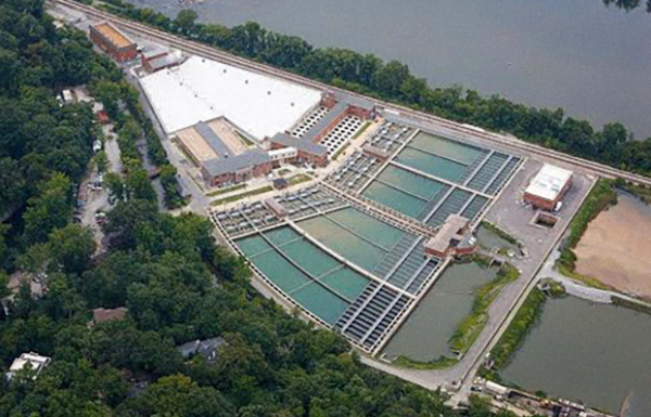 Picture of the water treatment plant
Credit: RVA Mag