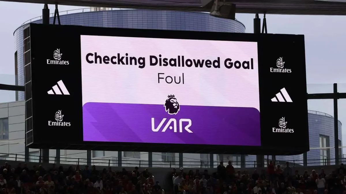 A goal ruled disallowed at Emirates Stadium