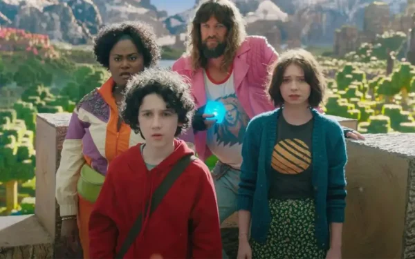 Danielle Brooks, Jason Momoa, Emma Myers and Sebastian Hansen in A Minecraft Movie

Credit: Warner Bros.
