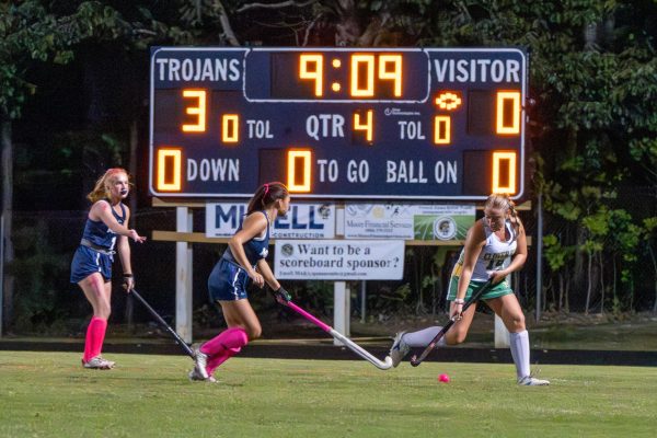 Photo from a field hockey game against Midlothian