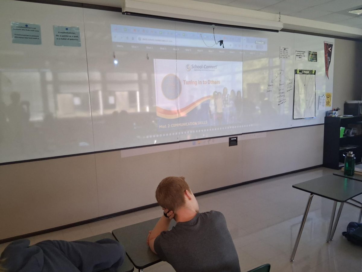 SchoolConnect lesson during homeroom