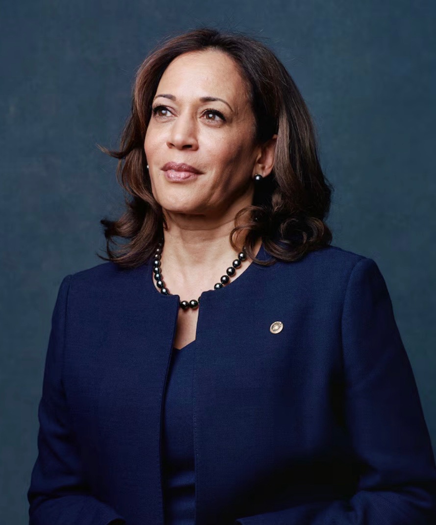 Kamala Harris poses for a photo in Washington DC