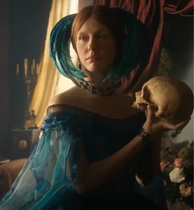 Mia Goth as Elizabeth in Frankenstein 
