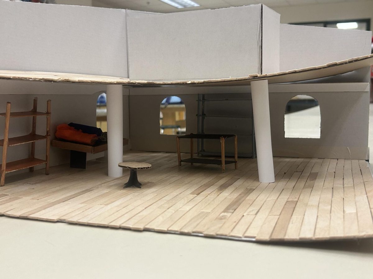Two story miniature museum that is still in the works