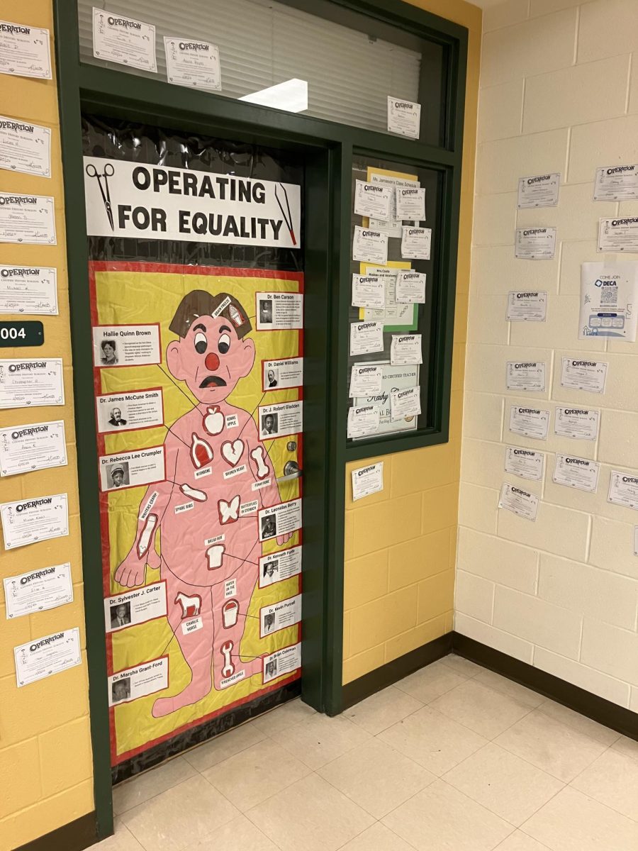 First place winner, Cathy Coats' "Operating for Equality"